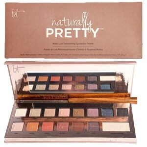 IT Cosmetics Naturally Pretty Matte Luxe Transforming 15 Eyeshadow Palette New
